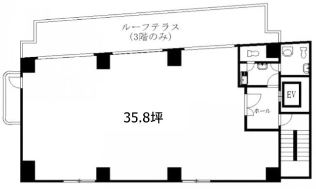 昌徳ビル7F 間取り図