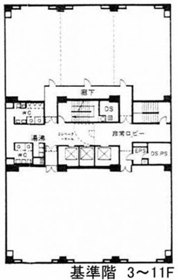 住友生命五反田ビルB1F 間取り図