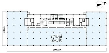 丸の内仲通りビル6F 間取り図