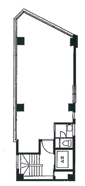国土淡路町ビル5F 間取り図
