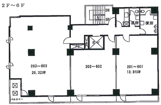 第20下川ビル1001 間取り図