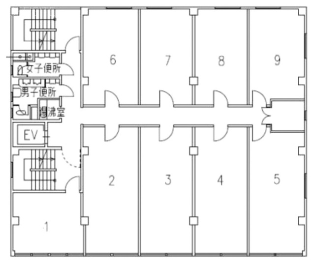 共同ビル新本町26 間取り図