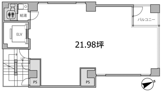 日比谷パークビル4F 間取り図