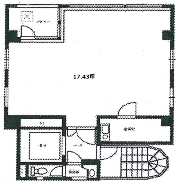 渋谷三丁目ビル5F 間取り図