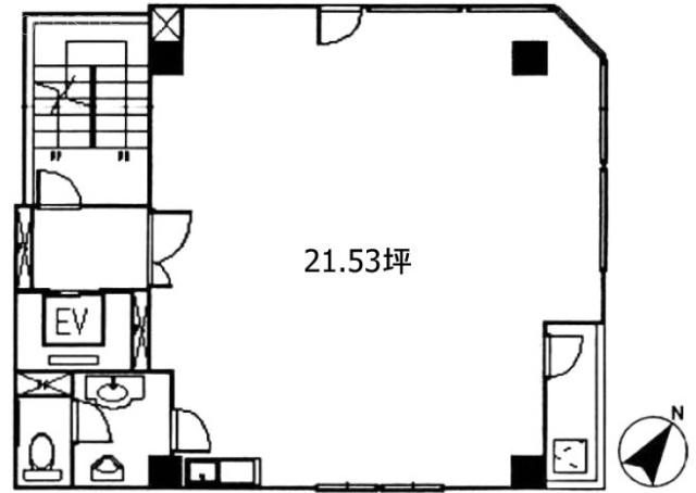 ハイパーク日本橋5F 間取り図