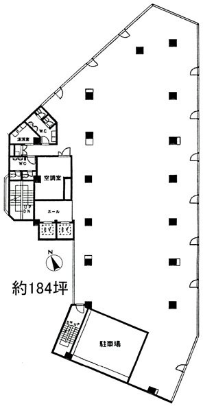 大井町センタービル6F 間取り図