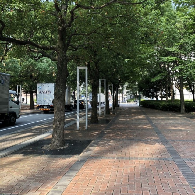 大森ベルポートD館 ビル前面道路