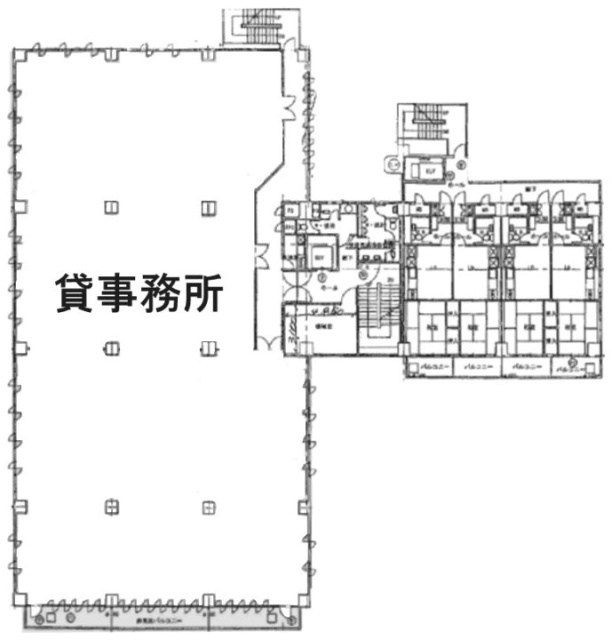 高徳ビル2 間取り図