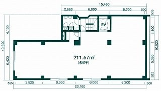 紀陽ビル7F 間取り図