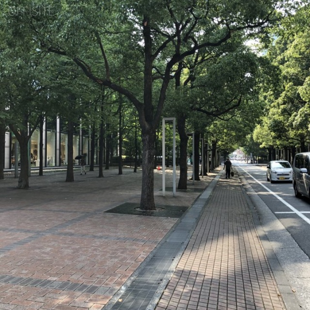 大森ベルポートD館 ビル前面道路