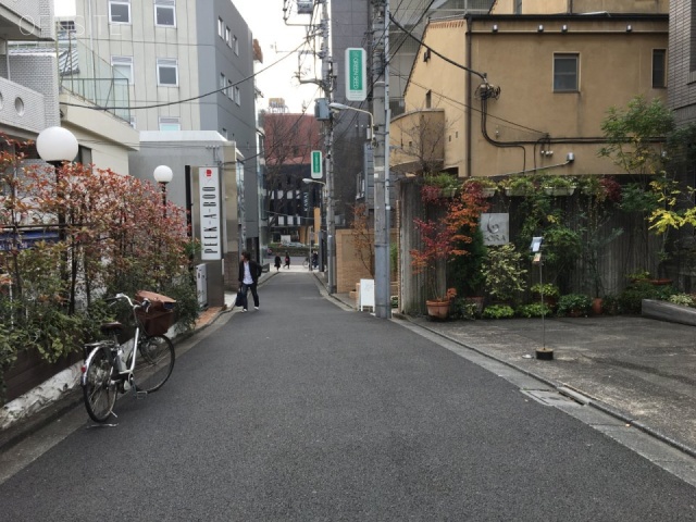 東京セントラル表参道 ビル前面道路