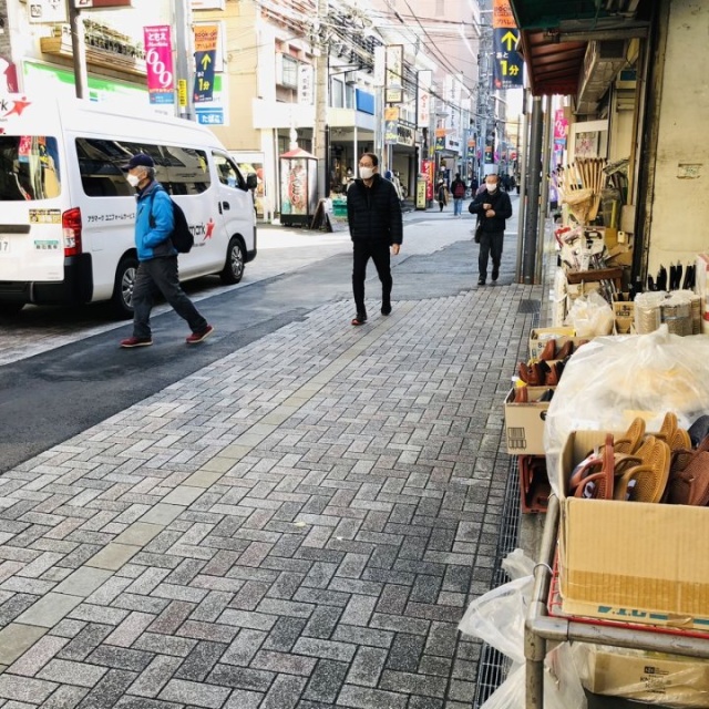 MIキューブ町田イースト ビル前面道路