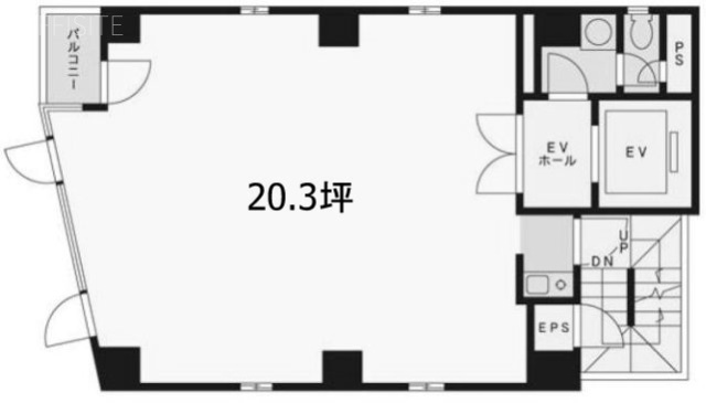 アクティ21ビル2F 間取り図