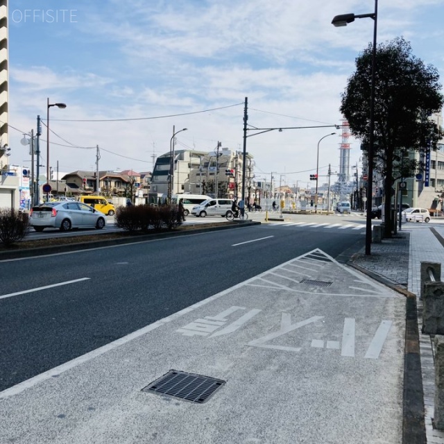 日本生命立川ビル ビル前面道路