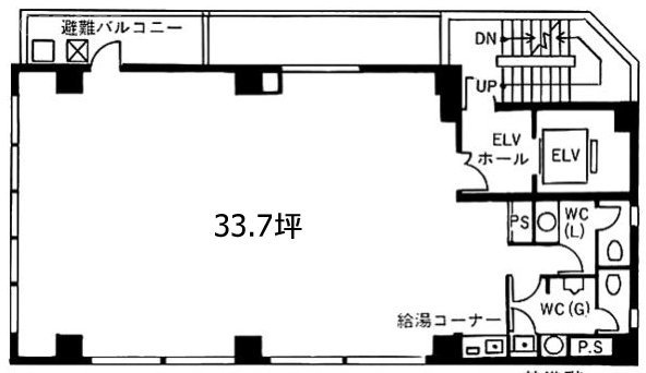 アセット虎ノ門3F 間取り図