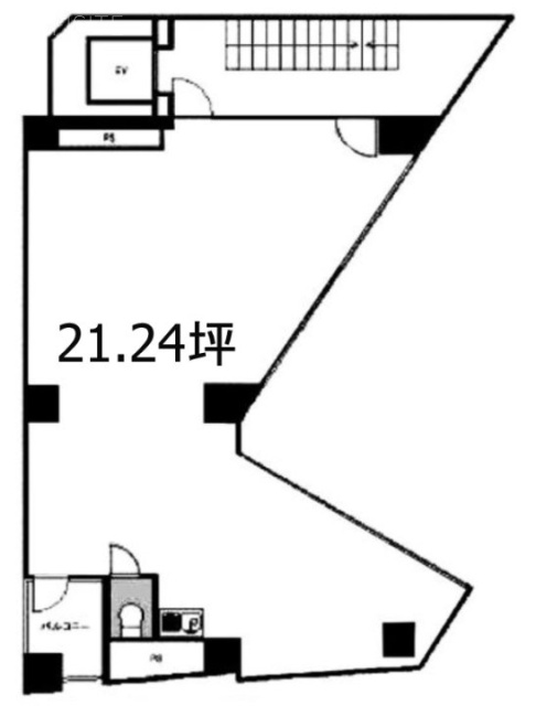 目白スクエアビル4F 間取り図