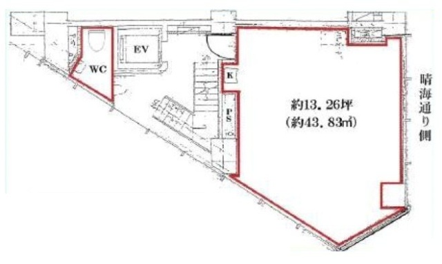 マスヤビル3F 間取り図