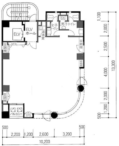 VORT茅場町Ⅰ4F 間取り図