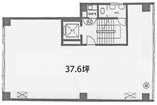 虎ノ門南ビル2F 間取り図