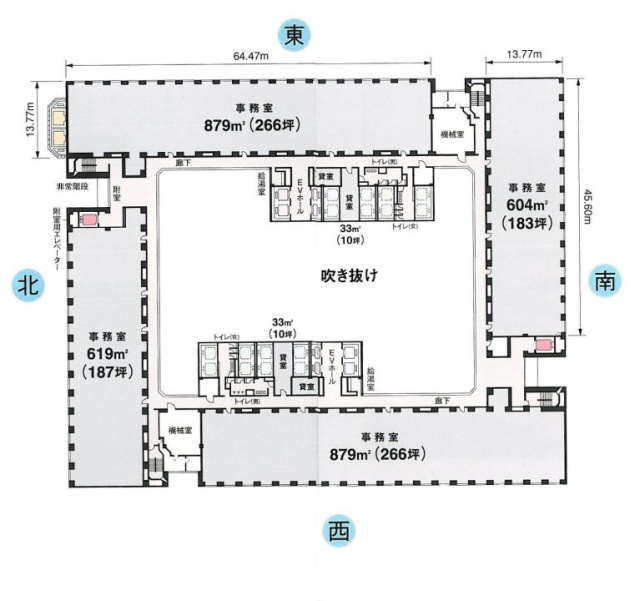 新宿NSビル1F 間取り図