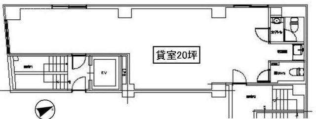 京橋鈴木ビル8F 間取り図