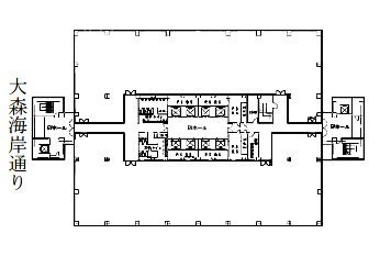 日立大森第二ビル7F 間取り図