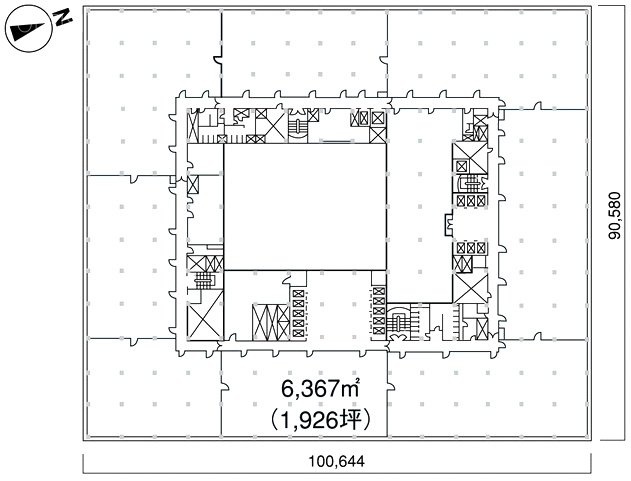 新東京ビル2F 間取り図