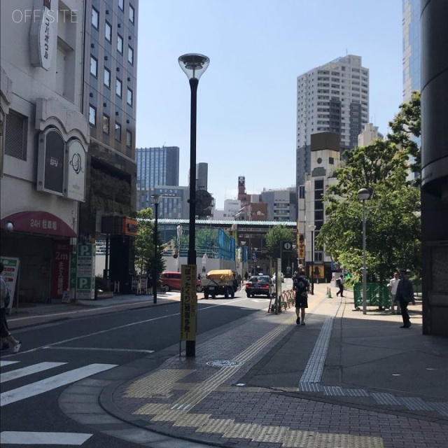 東京都健康プラザ(ハイジア) ビル前面道路
