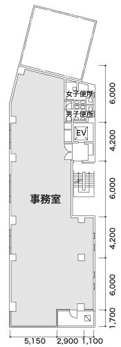 新中野FKビル3F 間取り図