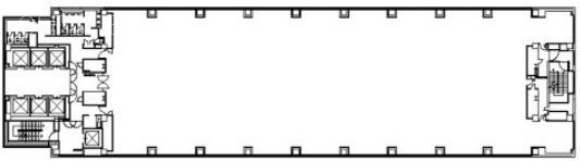 リバージュ品川オフィスタワー1F 間取り図