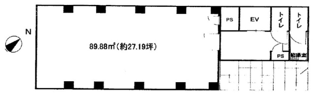 ル・グラシエルBLDG.707F 間取り図
