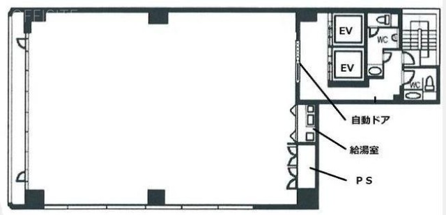 燦坤(サンクン)日本電器ビル1F 間取り図