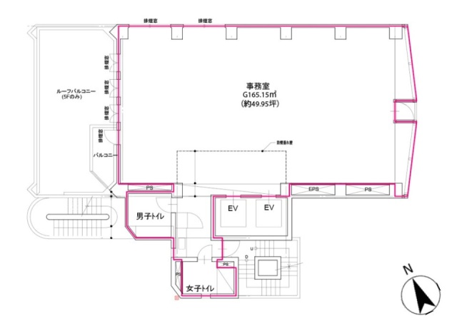 オーイズミ六本木7F 間取り図