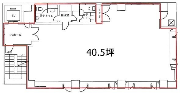 THE GATE HANZOMON(旧 半蔵門MKビル)3F 間取り図