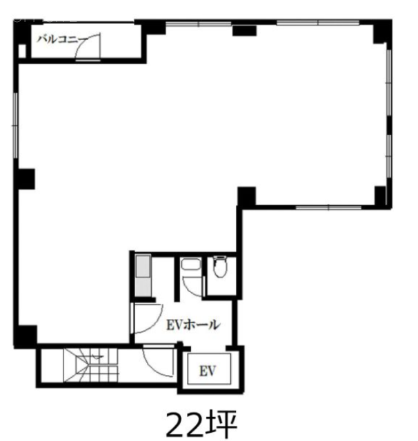 昭和ビル1F 間取り図