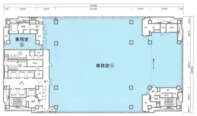 大成大手町ビル17F 間取り図