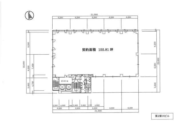 大豊アネックス8F 間取り図