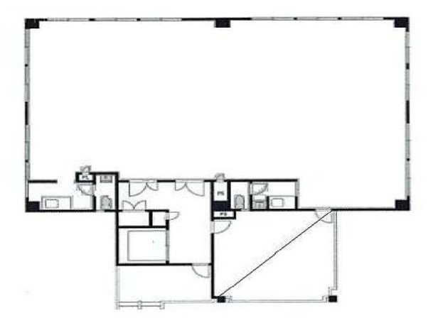 麹町高善ビルB 間取り図