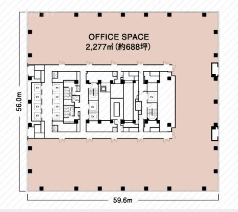 オークラプレステージタワー8F 間取り図