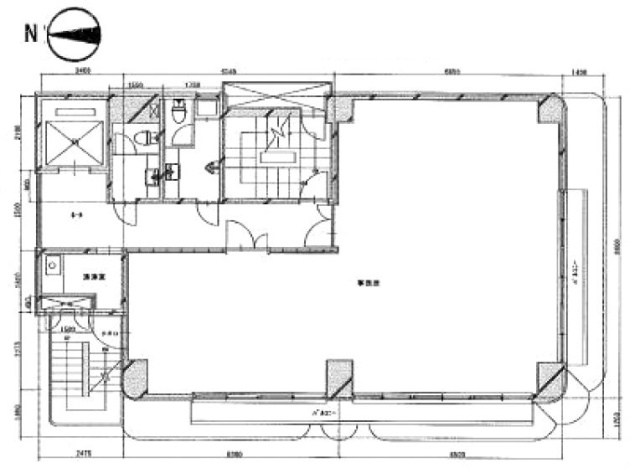 ダイナミック・アート九段下ビル6F 間取り図