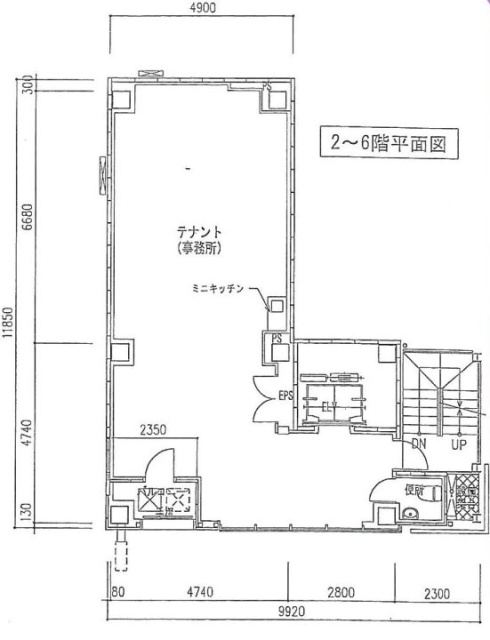 SRビル8F 間取り図
