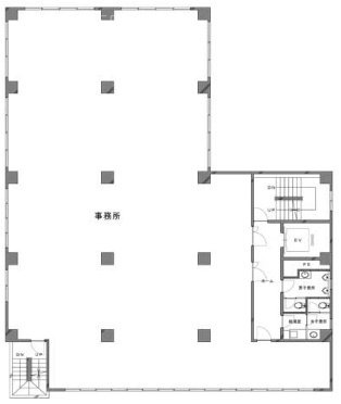 五反田第2noteビル3F 間取り図