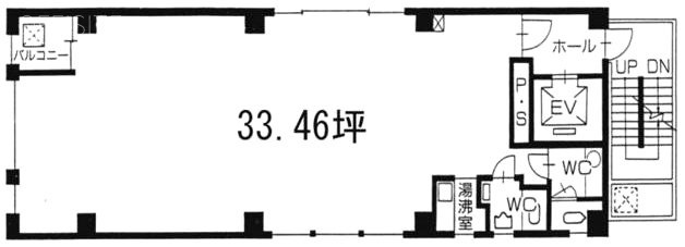 石井ビル8F 間取り図
