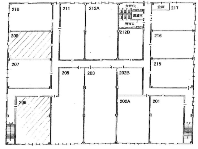 松岡品川埠頭ビル210 間取り図