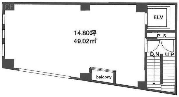 AX六本木701 間取り図