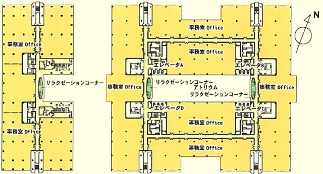 東京ファッションタウン(TFTビル東館)7F 間取り図