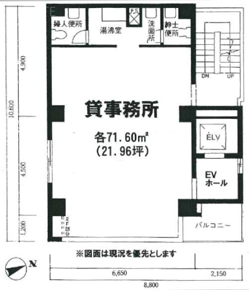 ル・グラシエルBLDG.604F 間取り図