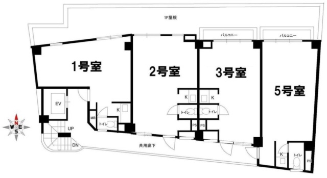 第三叶ビル305 間取り図