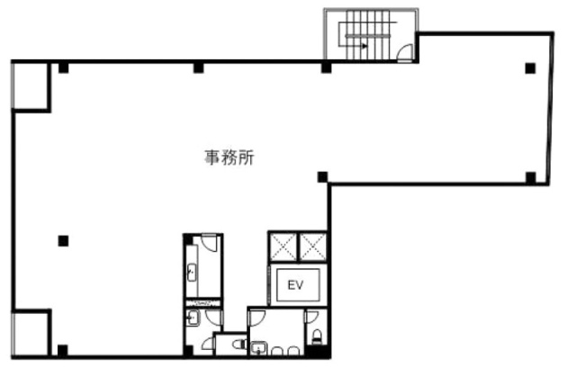 上野中央ビル8F 間取り図