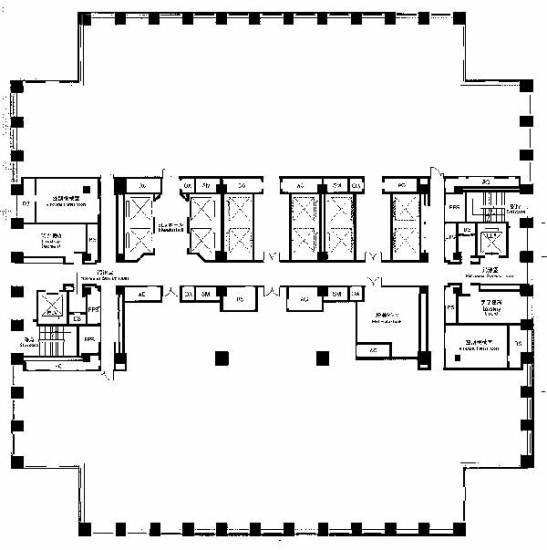聖路加タワー3606 間取り図